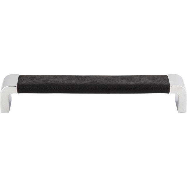 Atlas - Paradigm Pull 6 5/16 Inch (c-c) CH and Black Leather - Polished Chrome,Black Leather