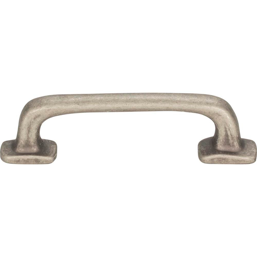Atlas - Distressed Pull 3 Inch (c-c) Pewter - Pewter
