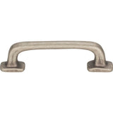 Atlas - Distressed Pull 3 Inch (c-c) Pewter - Pewter