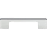 Atlas - Thin Square Pull 3 3/4 Inch (c-c) Polished Chrome - Polished Chrome