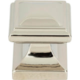 Atlas - Wadsworth Knob 1 1/4 Inch Polished Nickel - Polished Nickel
