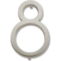Atlas - Modern Avalon No.8  Brushed Nickel - Brushed Nickel