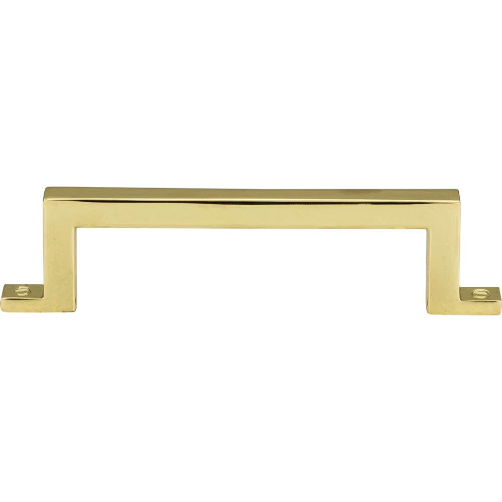 Atlas - Campaign Bar Pull 3 3/4 Inch (c-c) Polished Brass - Polished Brass