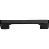 Thin Square Pull 3 3/4 Inch (c-c) Matte Black