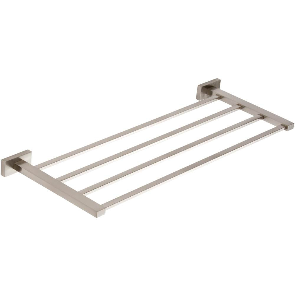 Atlas - Axel Bath Towel Rack 22 Inch Brushed Nickel - Brushed Nickel
