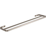 Atlas - Solange Bath Towel Bar 24 Inch Double Brushed Nickel - Brushed Nickel