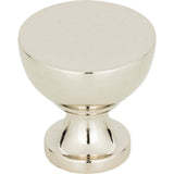 Atlas - Shelley Round Knob 1 1/4 Inch Polished Nickel - Polished Nickel