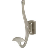 Atlas - Legacy Bath Double Hook  Brushed Nickel - Brushed Nickel