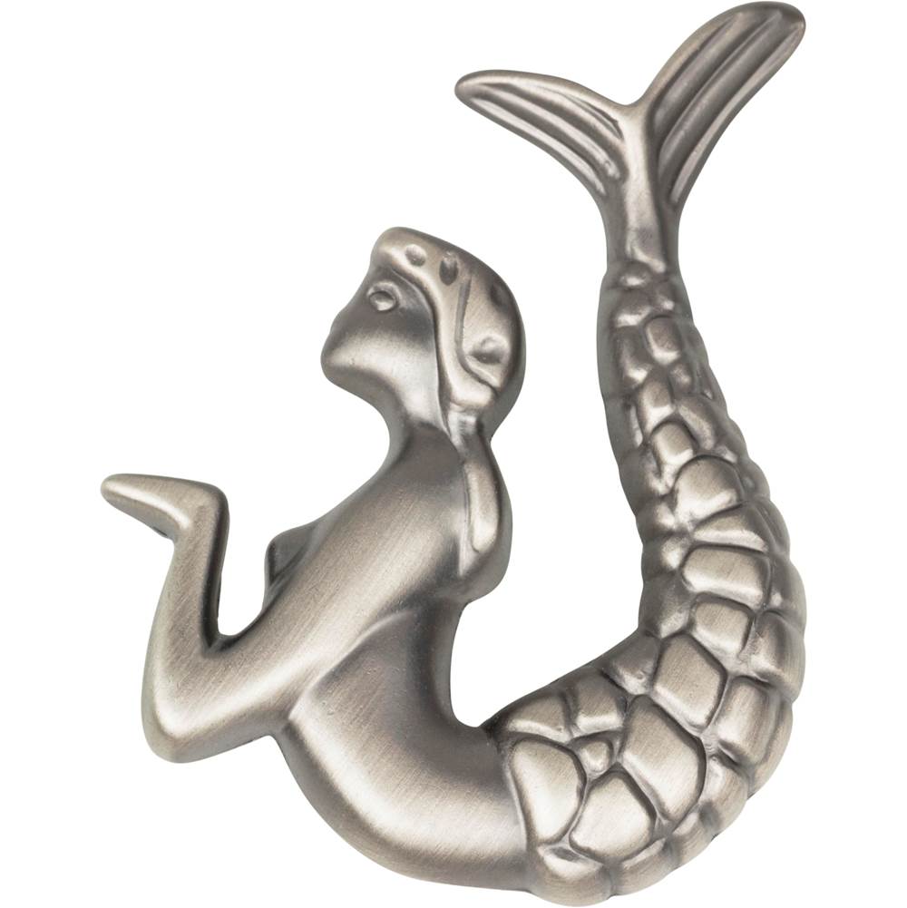 Mermaid Knob Right 2 1/2 Inch Burnished Bronze