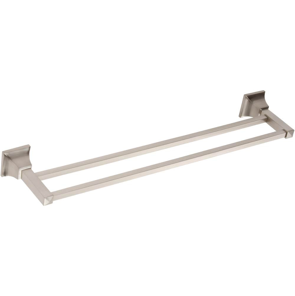 Atlas - Gratitude Bath Towel Bar 24 Inch Double Brushed Nickel - Brushed Nickel