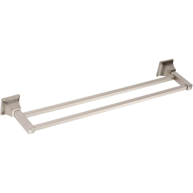 Atlas - Gratitude Bath Towel Bar 24 Inch Double Brushed Nickel - Brushed Nickel