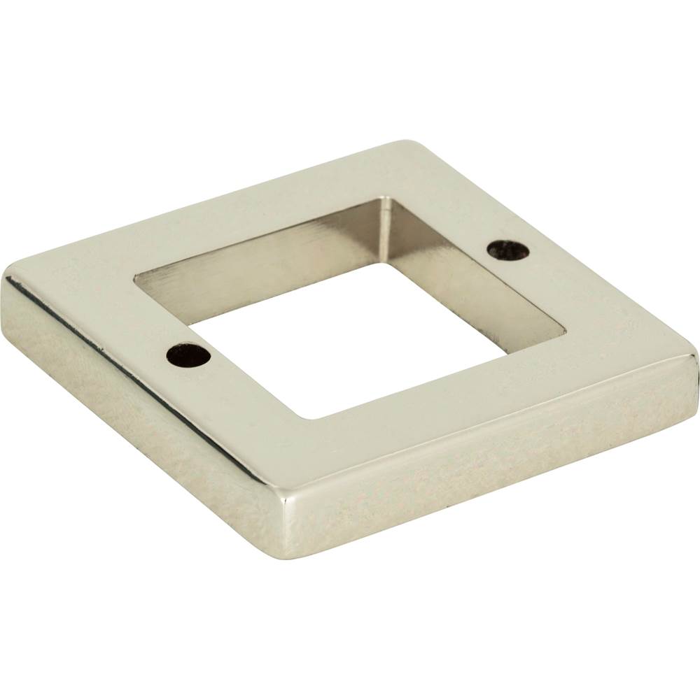 Tableau Square Base 1 7/16 Inch Brushed Nickel