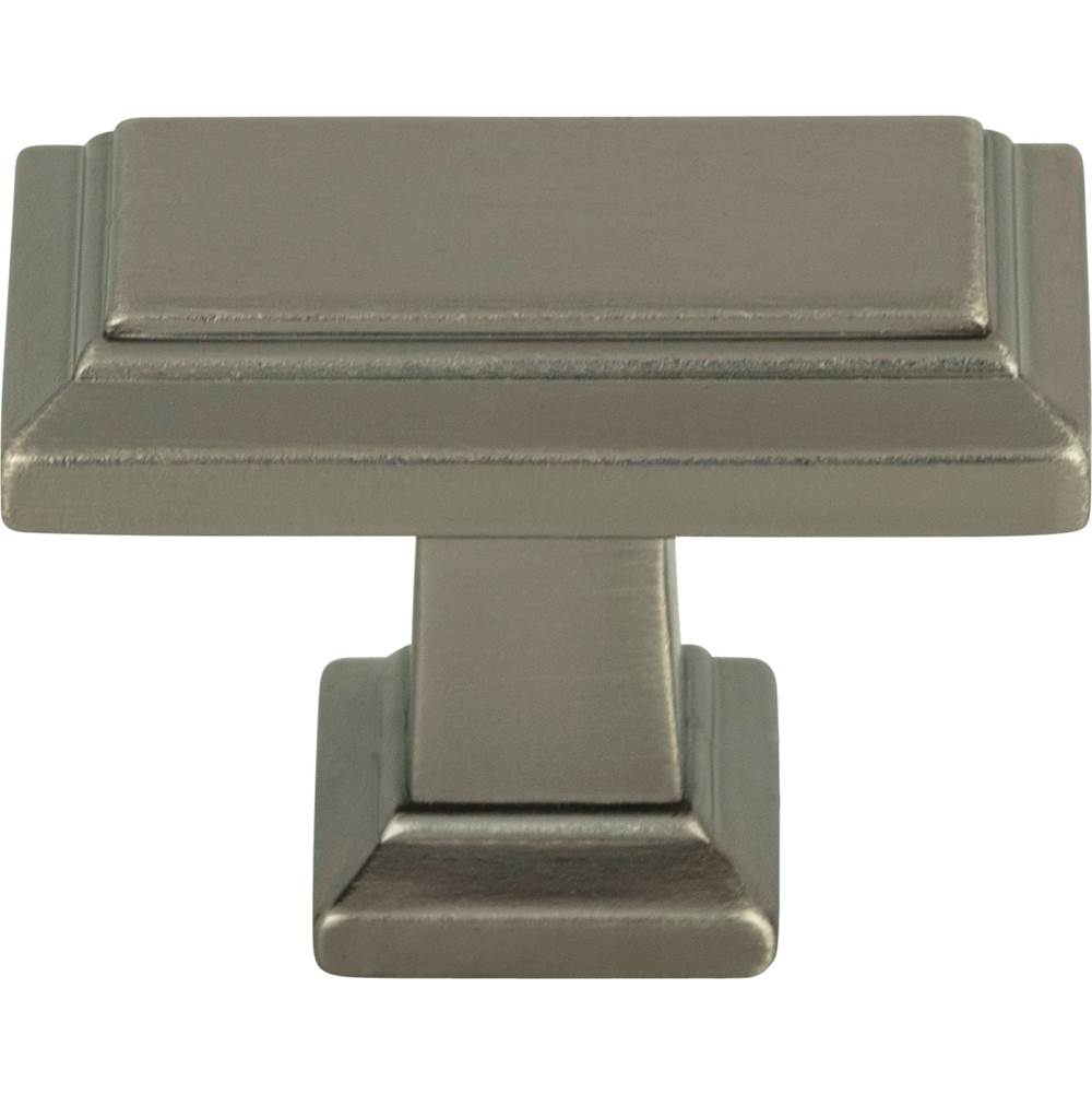 Atlas - Sutton Place Rectangle Knob 1 7/16 Inch Slate - Slate