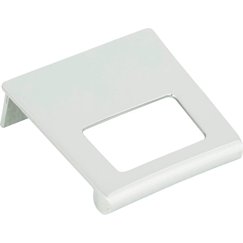 Mid Century Tab Pull 1 1/4 Inch (c-c) Brushed Nickel