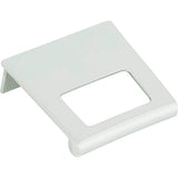 Mid Century Tab Pull 1 1/4 Inch (c-c) Brushed Nickel