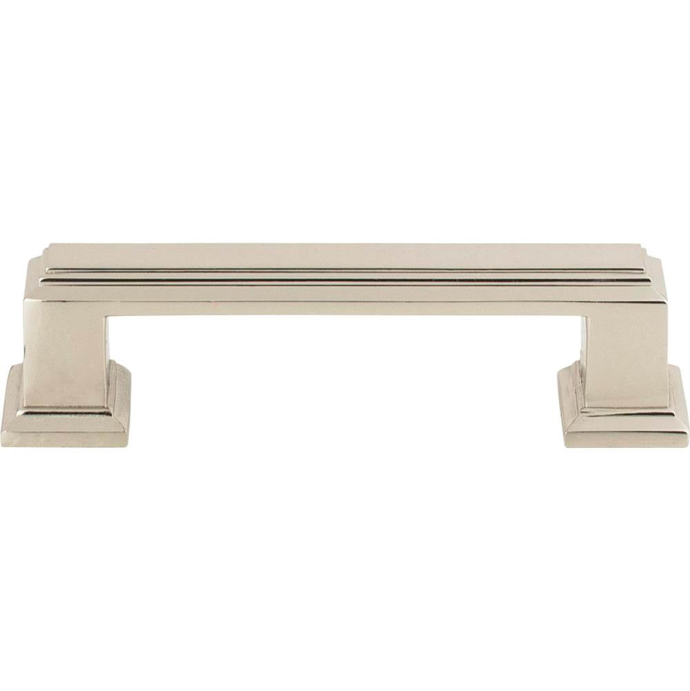 Atlas - Sutton Place Pull 3 Inch (c-c) Polished Nickel - Polished Nickel
