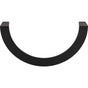 Atlas - Roundabout Pull 5 1/16 Inch (c-c) Matte Black - Matte Black
