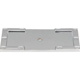 Atlas - Campaign L-Bracket Backplate 3 11/16 Inch Polished Chrome - Polished Chrome