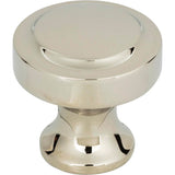 Atlas - Bradbury Knob 1 1/4 Inch Polished Nickel - Polished Nickel