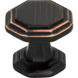 Atlas - Dickinson Octagon Knob 1 1/4 Inch Venetian Bronze - Venetian Bronze