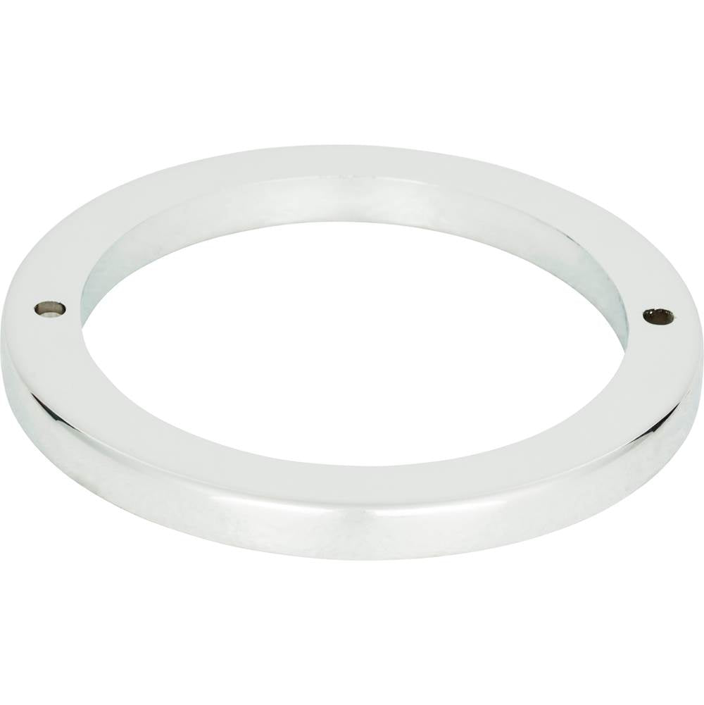 Atlas - Tableau Round Base 3 Inch Polished Chrome - Polished Chrome