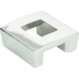 Centinel Square Knob 1 1/4 Inch (c-c) Matte Black