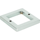Tableau Square Base 1 13/16 Inch Brushed Nickel
