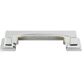 Atlas - Sutton Place Cup Pull 3 Inch (c-c) Polished Chrome - Polished Chrome