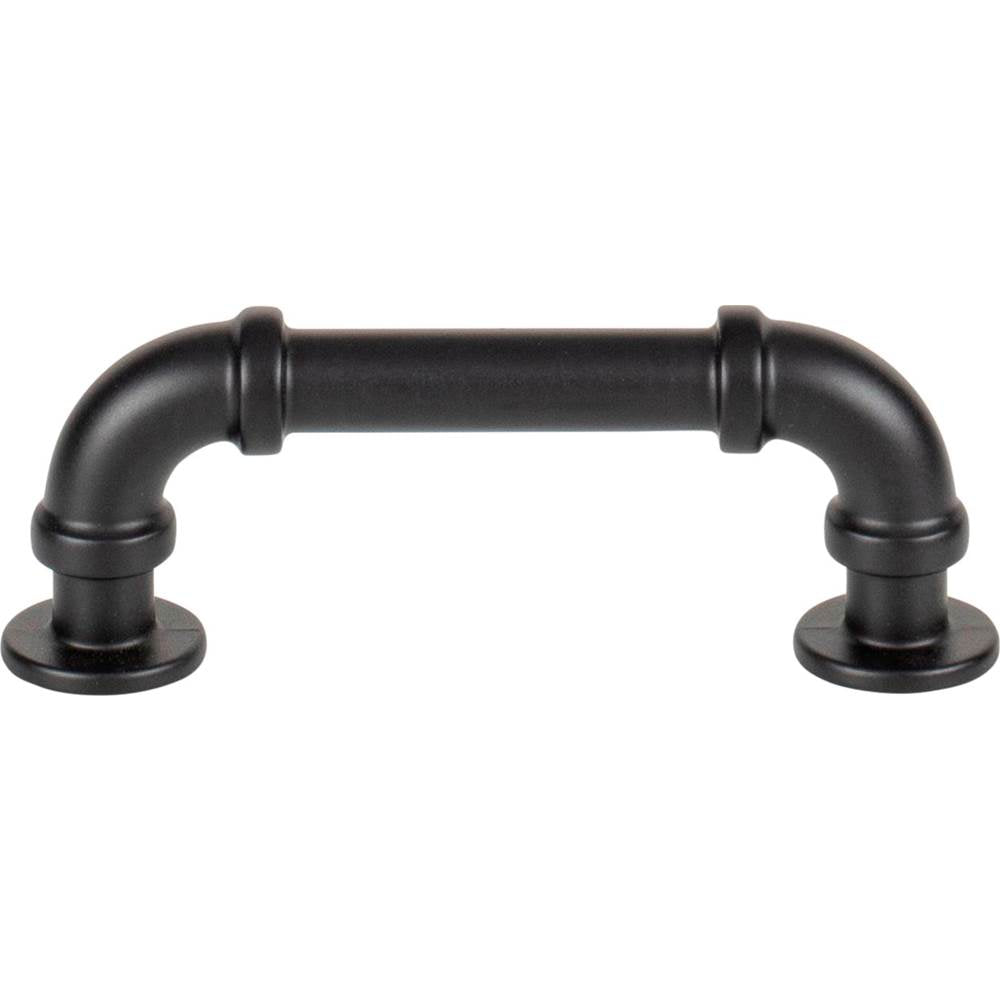 Atlas - Steam Punk Pull 3 Inch (c-c) Matte Black - Matte Black