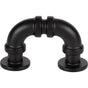 Atlas - Steam Punk Finger Pull 1 5/16 Inch (c-c) Matte Black - Matte Black