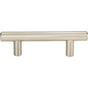 Atlas - Linea Rail Pull 3 Inch (c-c) Brushed Nickel - Brushed Nickel