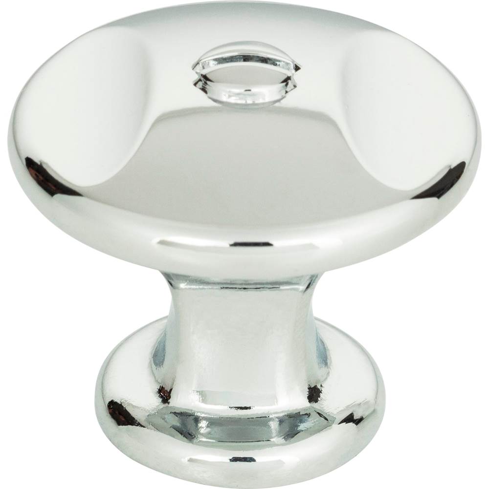 Atlas - Ergo Knob 1 3/8 Inch Polished Chrome - Polished Chrome