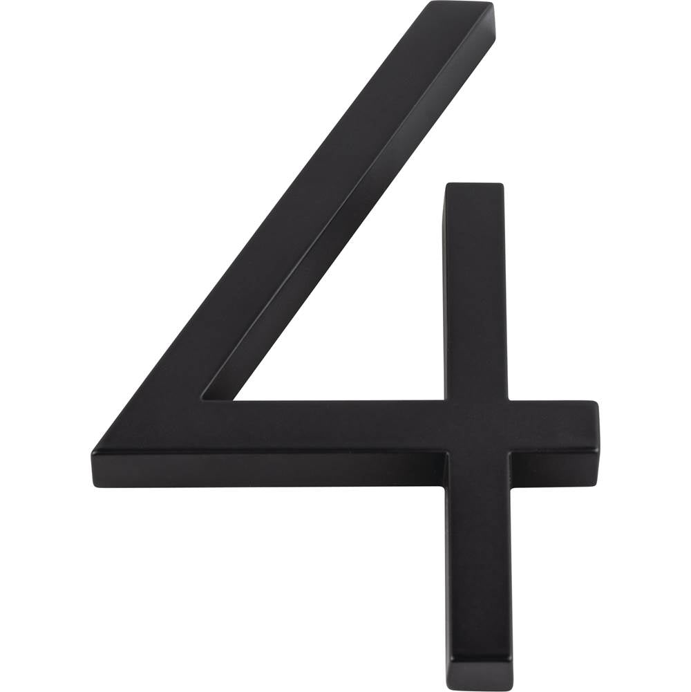 Atlas - Modern Avalon No.4 6 Inch Matte Black - Matte Black