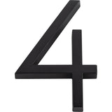 Atlas - Modern Avalon No.4 6 Inch Matte Black - Matte Black