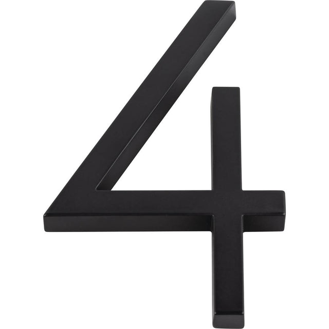 Atlas - Modern Avalon No.4 6 Inch Matte Black - Matte Black