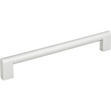 Round Rail Pull 7 9/16 Inch Matte Black
