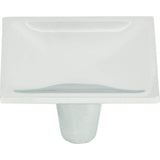 Atlas - Dap Square Knob 2 Inch Polished Chrome - Polished Chrome
