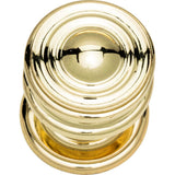 Campaign Round Knob 1 1/4 Inch Brushed Nickel