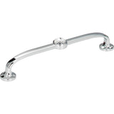 Legacy Crystal Bracelet Pull 5 1/16 Inch (c-c) Matte Black