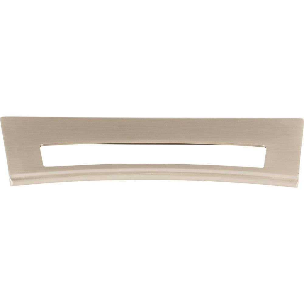 Atlas - Mid Century Tab Pull 5 1/16 Inch (c-c) Brushed Nickel - Brushed Nickel
