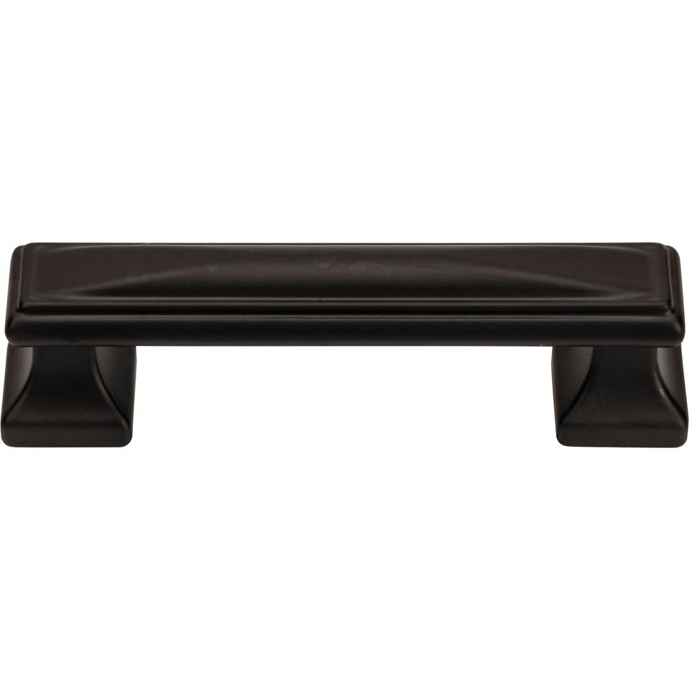 Atlas - Wadsworth Pull 3 3/4 Inch (c-c) Matte Black - Matte Black