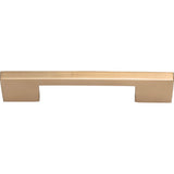 Thin Square Pull 5 1/16 Inch (c-c) Matte Black