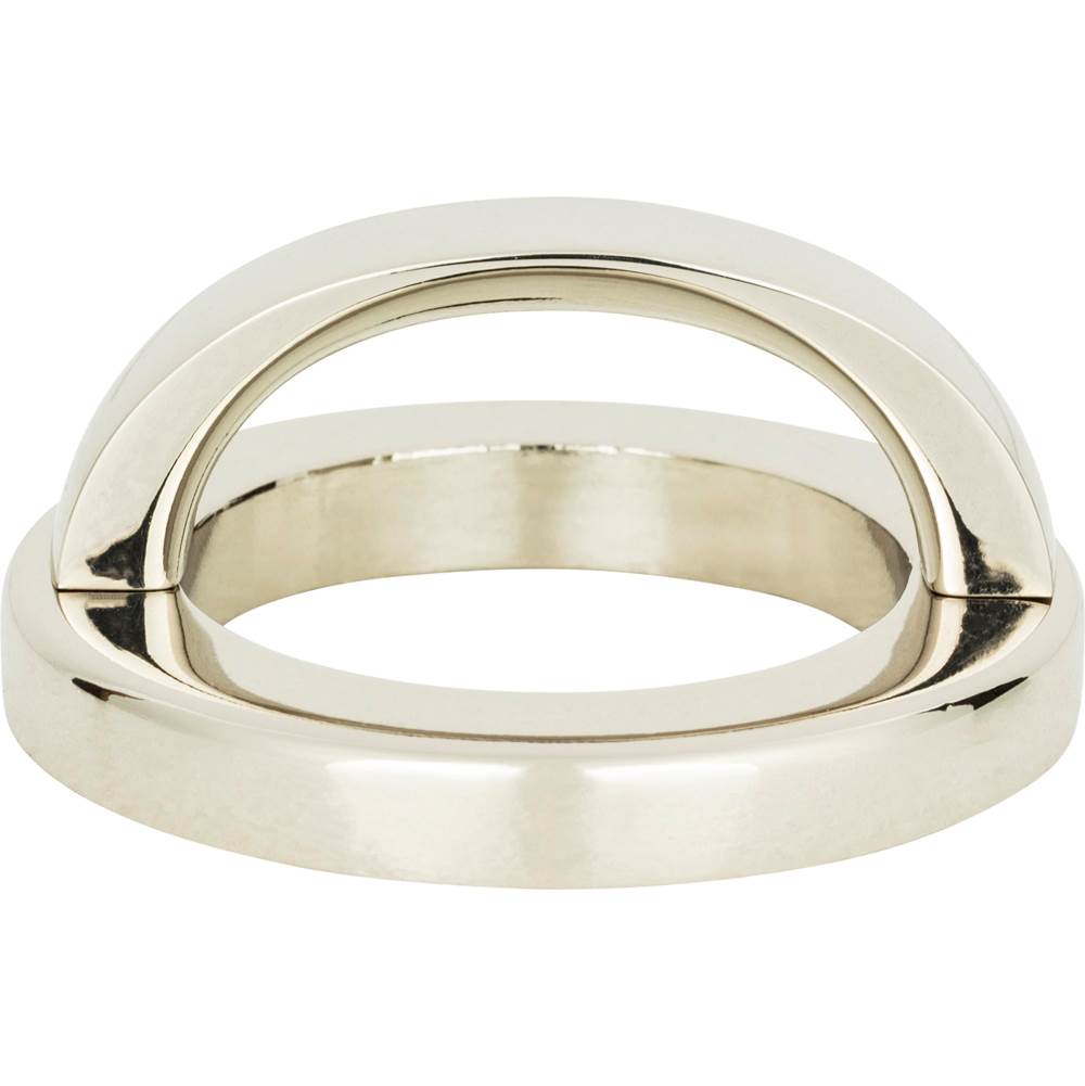 Atlas - Tableau Round Base and Top 1 13/16 Inch (c-c) Polished Nickel - Polished Nickel