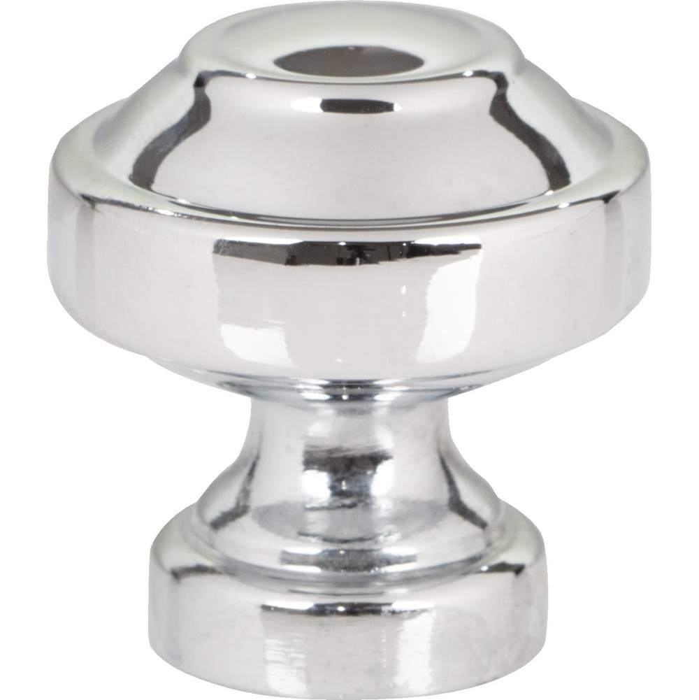 Atlas - Malin Knob 1 1/8 Inch Polished Chrome - Polished Chrome