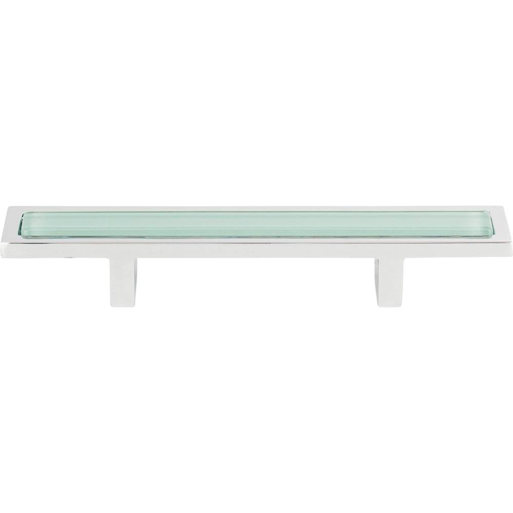 Atlas - Spa Green Pull 3 Inch (c-c) Polished Chrome - Polished Chrome