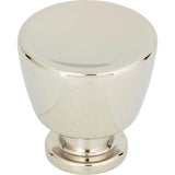 Atlas - Conga Knob 1 1/8 inch Polished Nickel - Polished Nickel