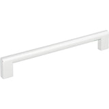 Round Rail Pull 7 9/16 Inch Matte Black