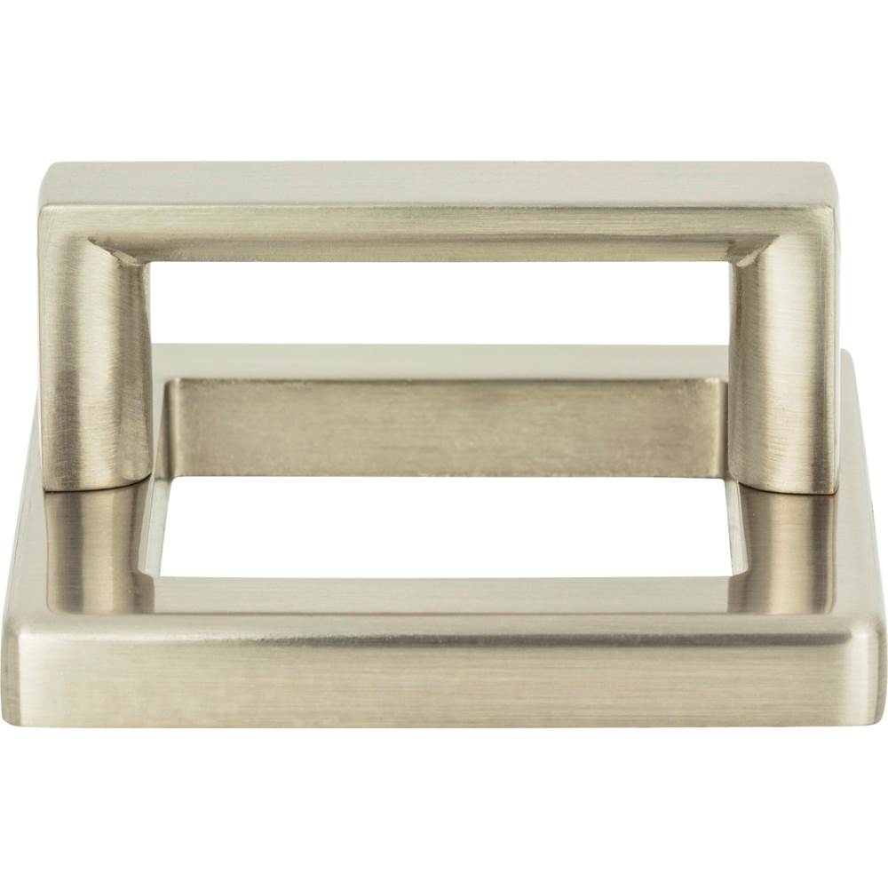 Atlas - Tableau Square Base and Top 1 13/16 Inch (c-c) Brushed Nickel - Brushed Nickel