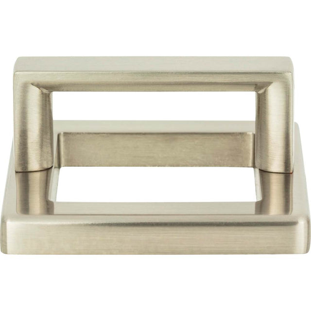 Atlas - Tableau Square Base and Top 1 13/16 Inch (c-c) Brushed Nickel - Brushed Nickel