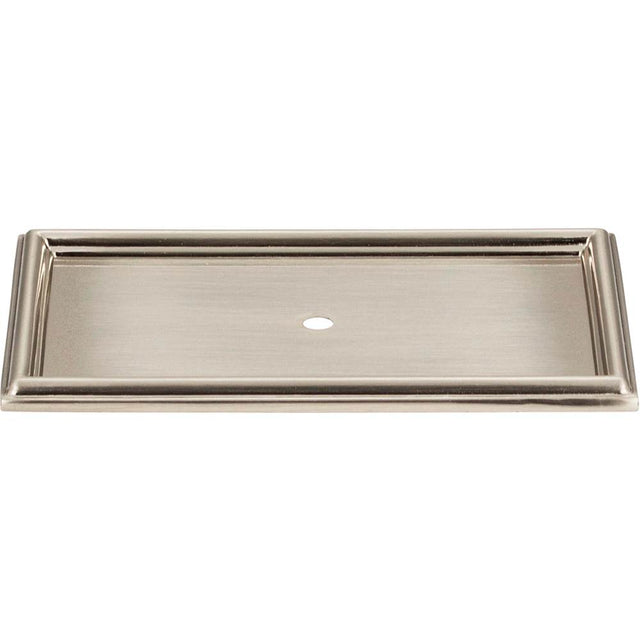 Atlas - Campaign Rope Backplate 3 11/16 Inch Brushed Nickel - Brushed Nickel